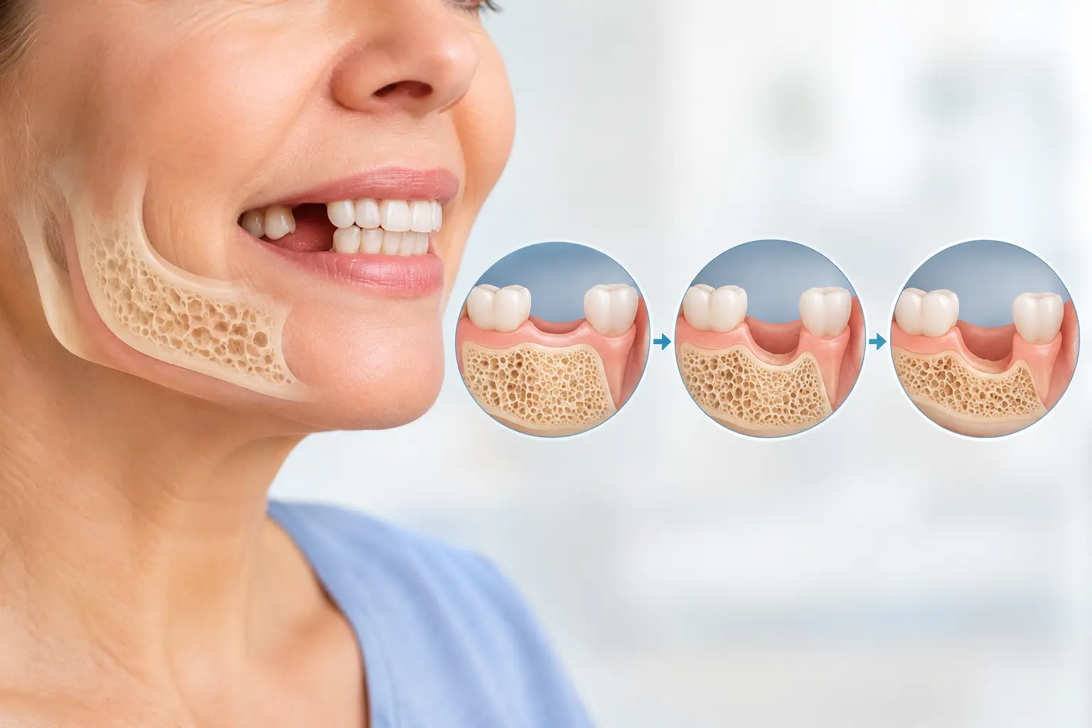 Missing Teeth and Jaw Bone Loss